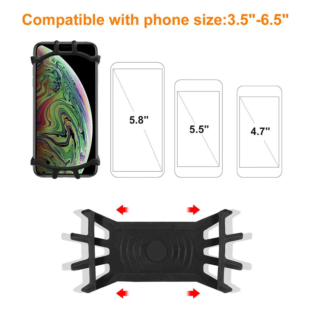  Fahrrad Handy Halter Fahrrad Lenker Clip Stehen GPS Halterung Für iPhone Samsung Universal Mobile H
