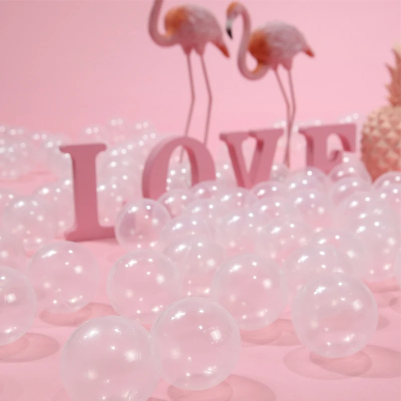 50 шт./пакет мягкий прозрачный Пластик океан шариков для бассейна смешные игрушки