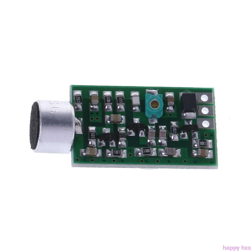 New Transmitter Module 88MHZ-108MHZ 0.7-9V Mini Bug Wiretap Dictagraph Interceptor MIC V4.0 Core Board Mini