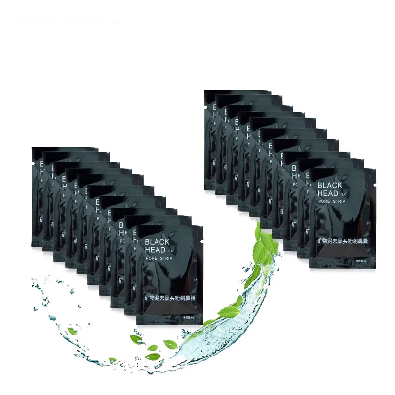 

200 PCS black mask blackhead remover face mask lot set Tearing style Deep Cleansing purifying peel off Black head