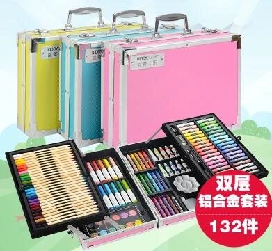 145pcs Kids Art Set Children Drawing Set Water Color Pen Crayon Oil Pastel  Painting Drawing Tool Art Supplies Stationery Set - Paint Brushes -  AliExpress