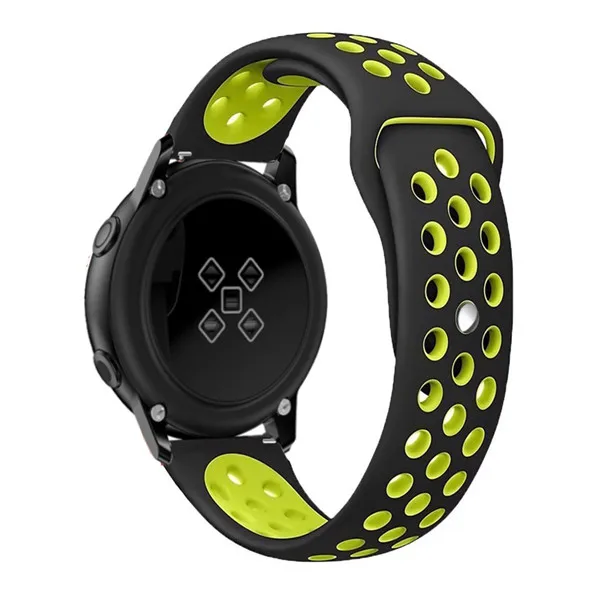 Спортивный ремешок для Xiaomi Huami Amazfit GTR 42 мм GTS браслет ремешок для Huami Amazfit Bip Молодежные часы сменный ремешок для часов - Цвет: Black green