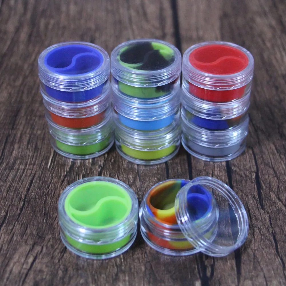 500 X Large Buho Silicon Silicone Wax Jar For Vaporizers Round Silicone