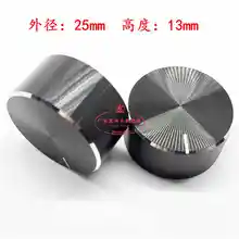 *#Best Price 2PCS 25x13mm 6mm Shaft Hole Aluminum Alloy Potentiometer Knob Volume Control Knob *#Best Price 2PCS 25x13mm 6mm Shaft Hole Aluminum Alloy Potentiometer Knob Volume Control Knob
