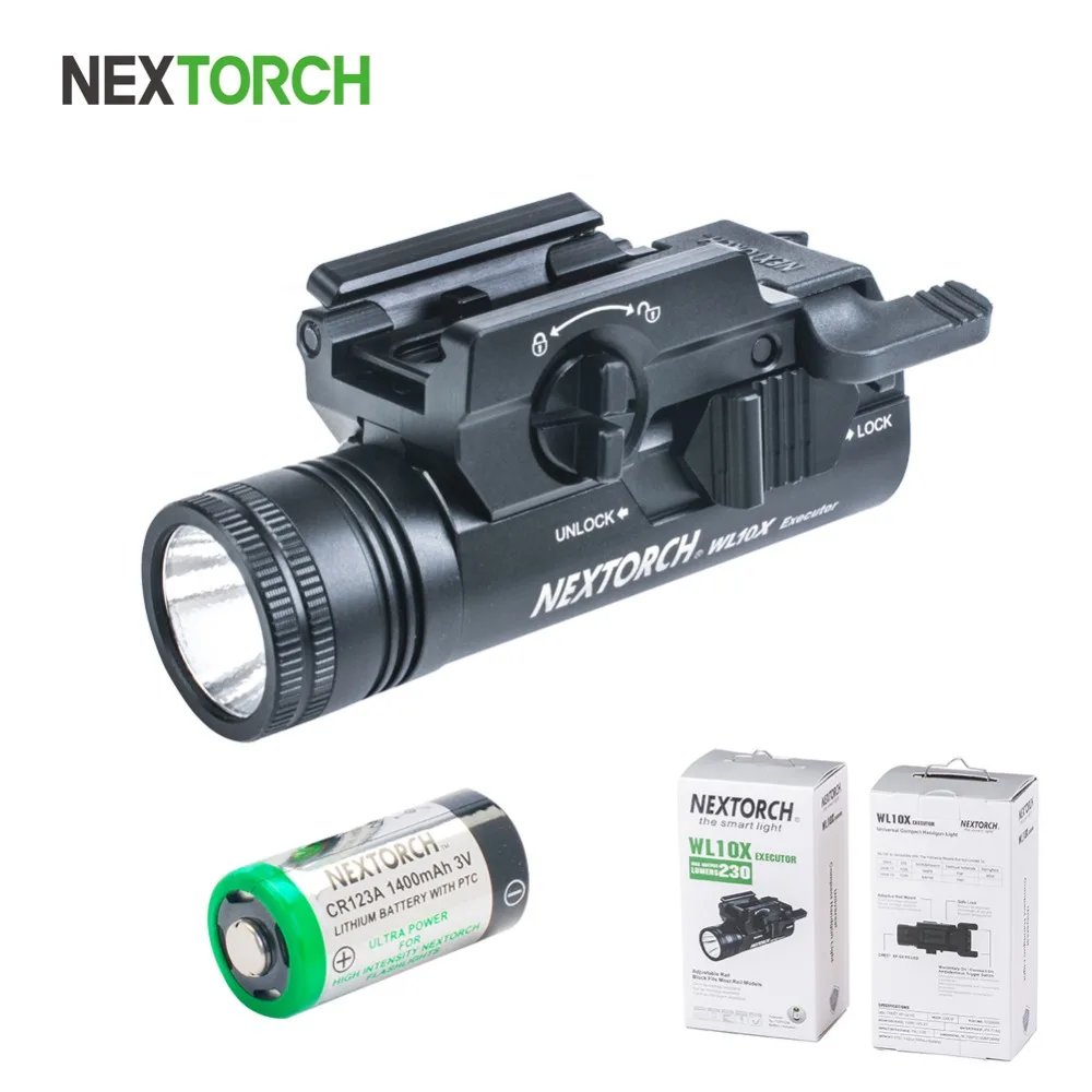 Высокопроизводительный светильник NEXTORCH CR123A водонепроницаемый компактный 230