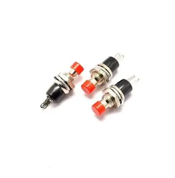 

5 PCS Red Mini Lockless Momentary ON/OFF Push button Switch Mini Switch L8