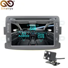 2 Din Android 8,0 Octa Core dvd-плеер автомобиля для Renault Dacia Duster 2012 2013 gps Navi Мультимедиа Радио стерео головное устройство