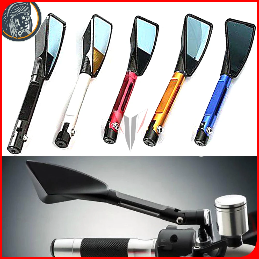 

Tomok Aluminum motorcycle rearview Side mirror For honda yamaha Kawasaki z750 Z800 Z1000 Suzuki Ducati XT660 WR250 WR125