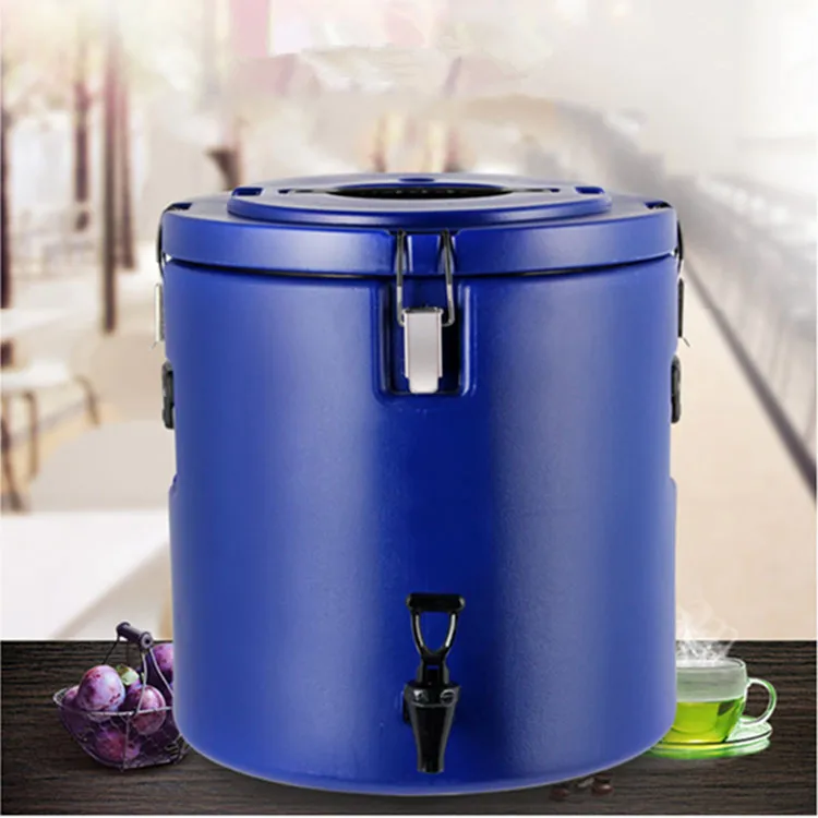 

High Quality 10L Stainless Steel Insulation Barrels Sealed Heat Preservation Beverage Bucket car refrigerator with cock faucet