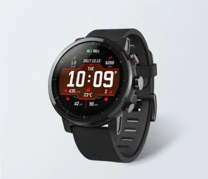 Xiaomi HUAMI AMAZFIT Strato спортивные часы 2 Bluetooth gps 512 МБ/4 ГБ 11 видов спортивных режимов 5 АТМ водонепроницаемость для Android iOS - Цвет: Silica gel strap