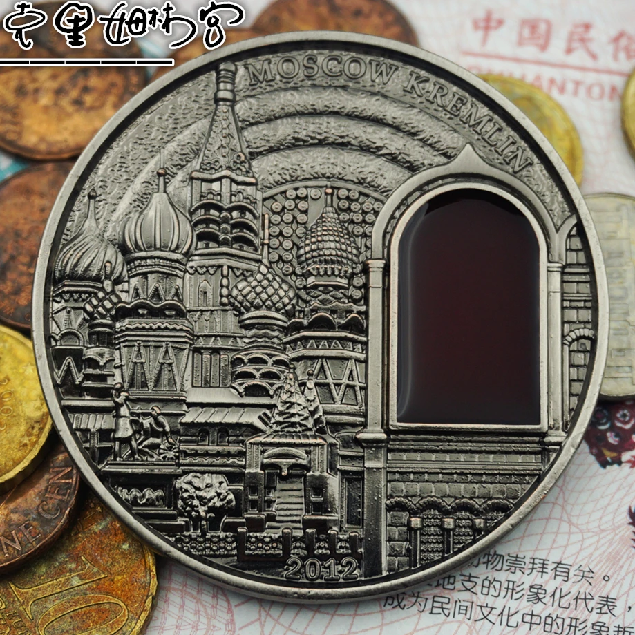 Памятные монеты Palau 2012 минерального искусства | Дом и сад