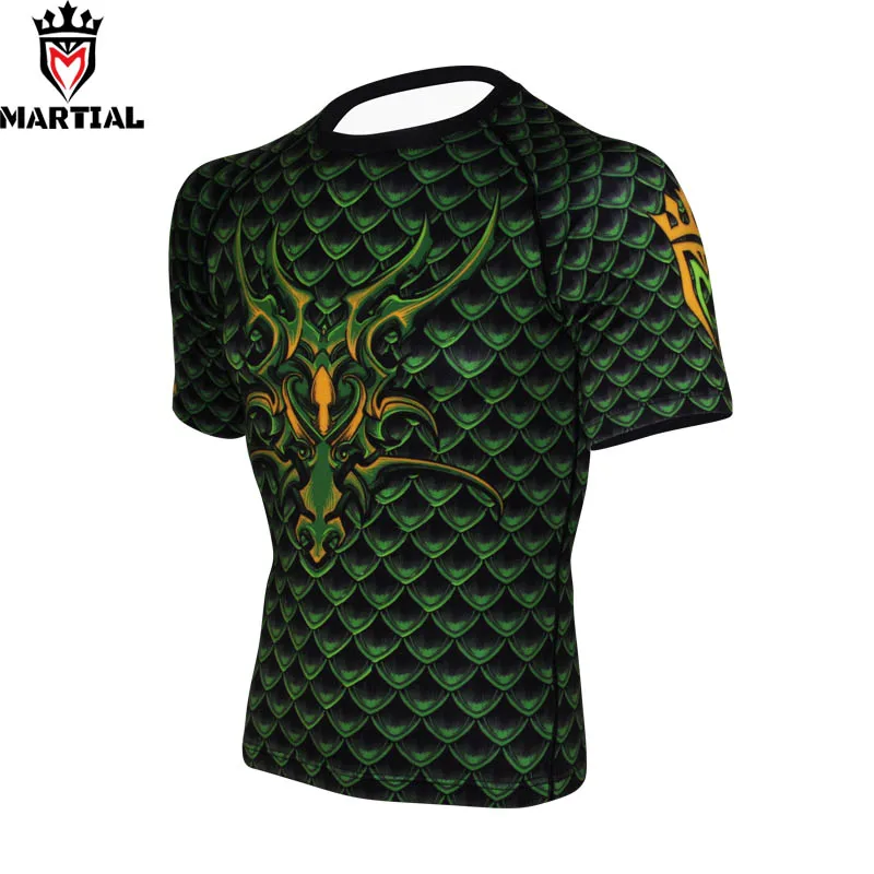 Боевые искусства: The Guardian of Dargon mma rashguard футболки для боевых искусств боксерские