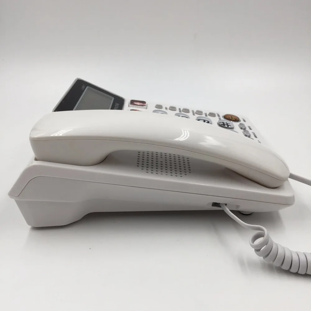 FSK/DTMF Идентификатор вызывающего абонента Handfree Corder телефон Фикс стационарный без