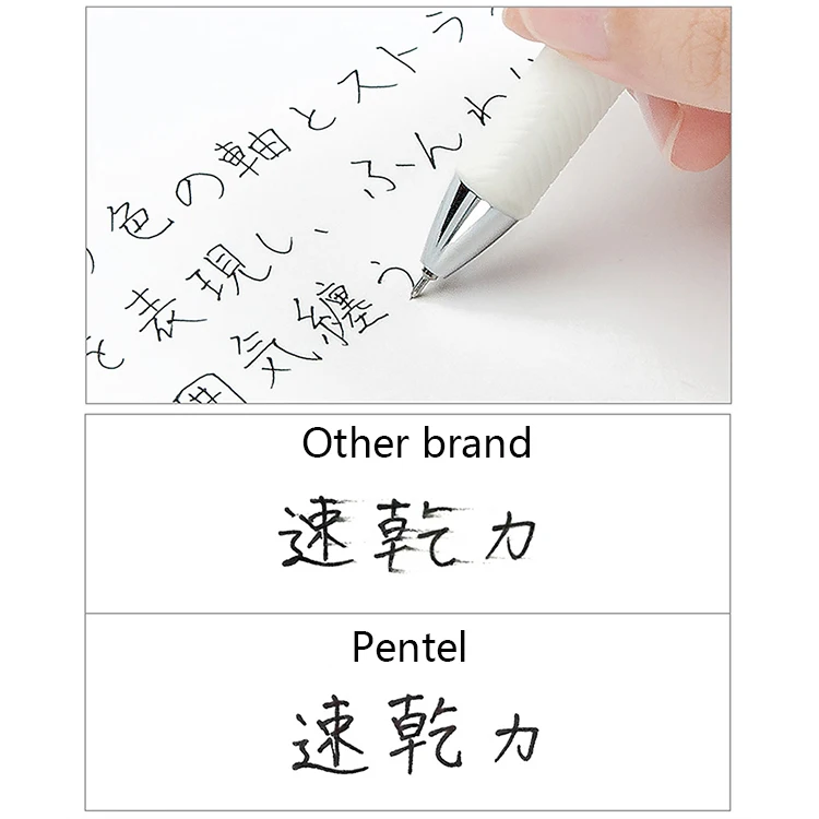 Сменная гелевая ручка LifeMaster Pentel EnerGel LRN5 0 5 мм черная/синяя/красная для BLN75|gel pen