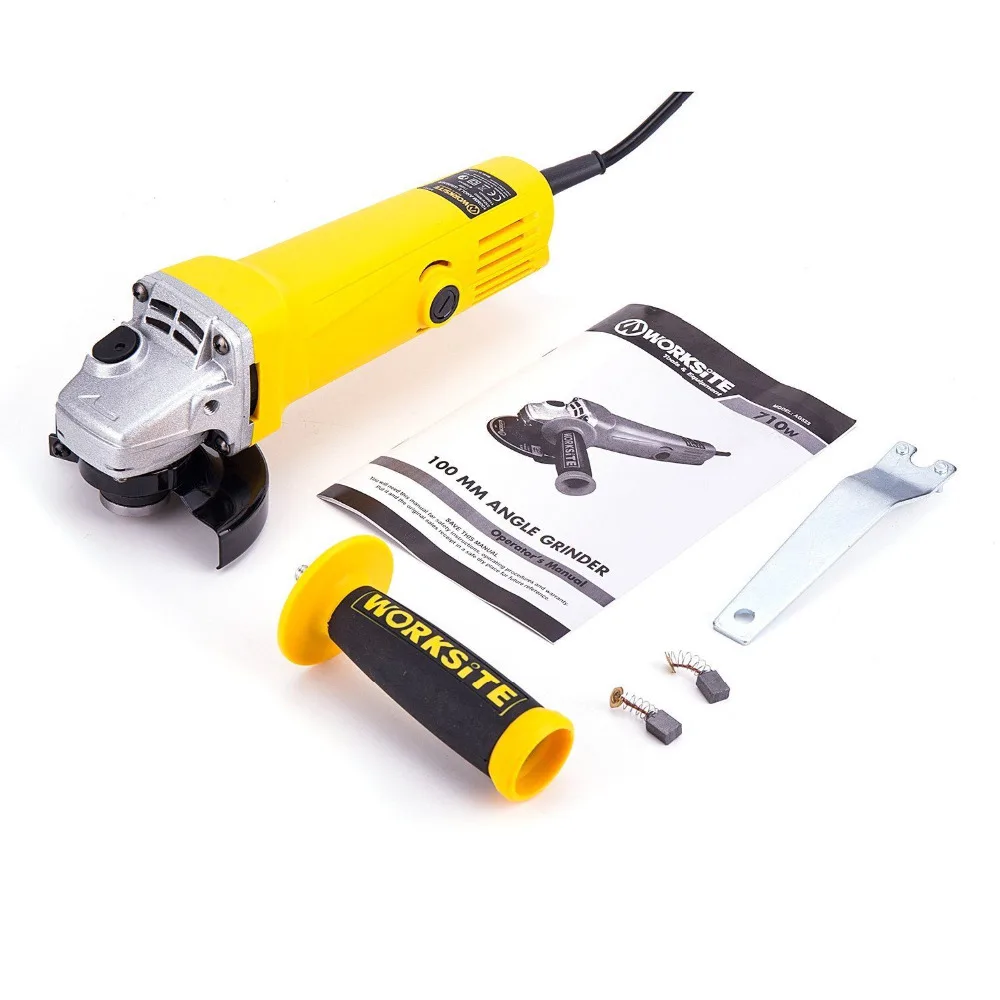 

100mm Handheld Angle Grinder 710W 230V Polishing Cutting Hand Grinder Electric Grinding Wood Ceramic Tile Metal Sheet Power Tool