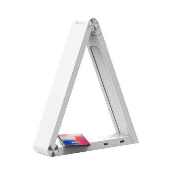 

Triangle Learning Dimming Led Working Light Control Desk Wireless Charging Decoration Home Foldable Table Lamp Night