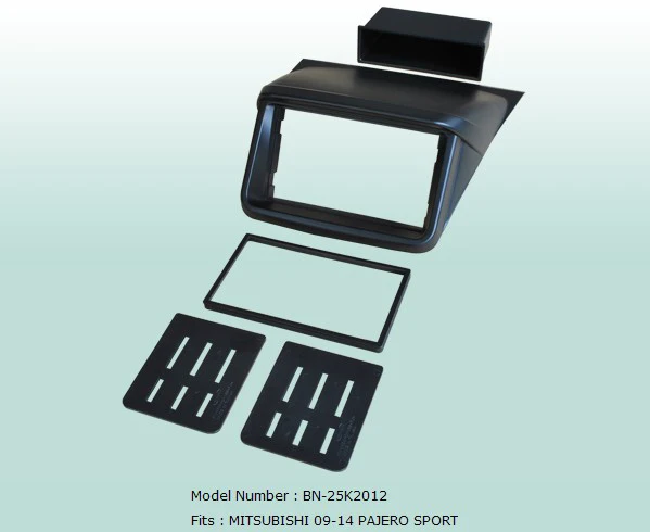 

Car Fascias Audio Panel Frame Dash Kit For Mitsubishi Pajero Sport 2009~2015 Retail/Set Free Shipping