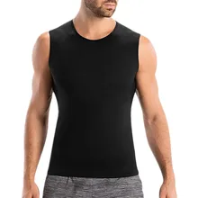 Корректирующее белье жилет корсет для мужчин s талия тренажер мужское трико топ из неопрена похудение тело облегающее нижнее белье рубашки для похудения