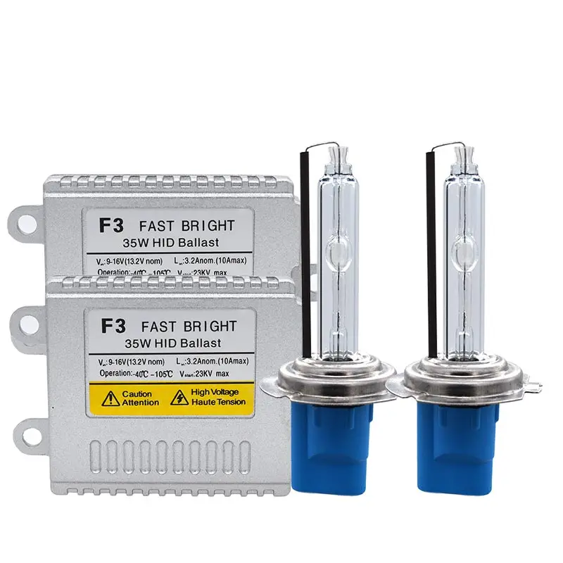 AC 12V 35W F3 Быстрый старт HID балласт FBI 5500K ксенон H7 H1 H3 9005 HB4 H11 лампа Яркий комплект для