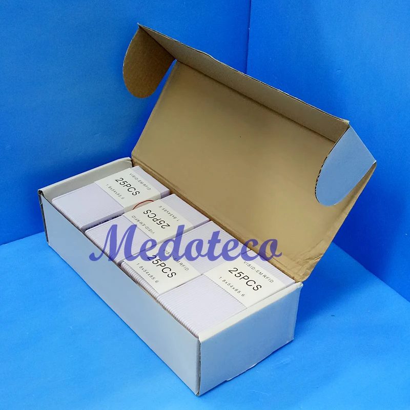 

100 pcs1.8mm 125khz rfid card TK4100 Chip Keycard Read only Access rfid thick Card for Access Control System Key only