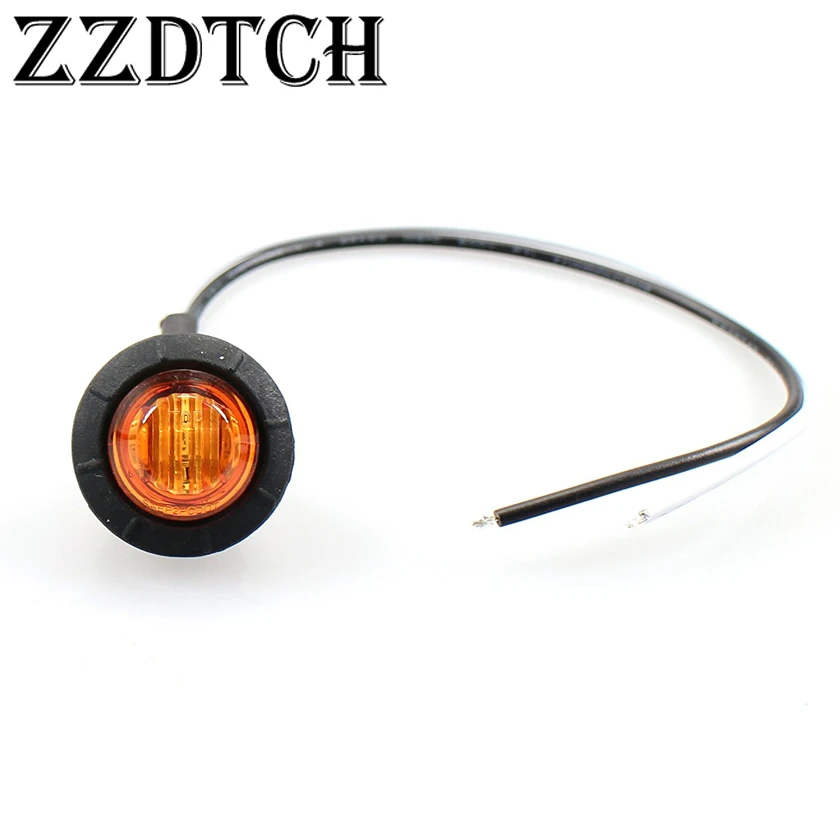 ZZDTCH 10 шт 12 V 3 светодиодные боковые габаритные огни грузовика лодка тормозной фонарь для грузовика огни IP68