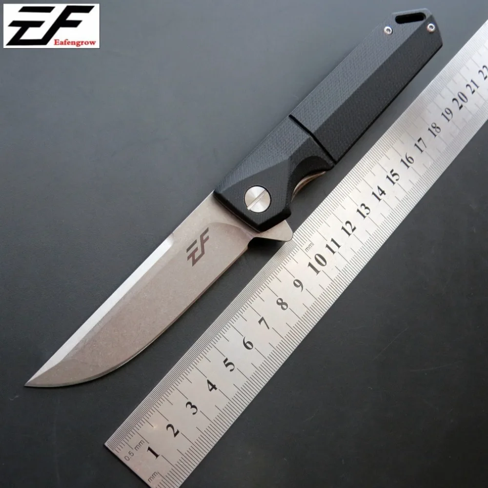 

Eafengrow EF71 58-60HRC D2 Blade G10 Handle Folding knife Survival Camping tool Hunting Pocket Knife tactical edc outdoor tool