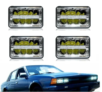 

H4 LED headlamp 4x6 inch Rectangular Led Work Light Hi/Lo Beam headlight For Peterbilt FreIghtliner Truck(4pcs/set )