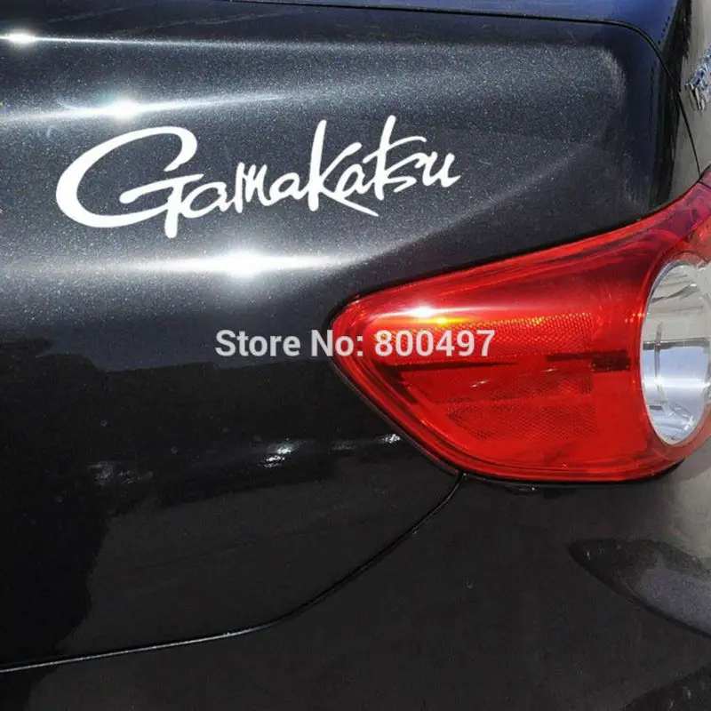 Забавная Автомобильная наклейка Gamakatsu автомобильная из ПВХ автомобильные
