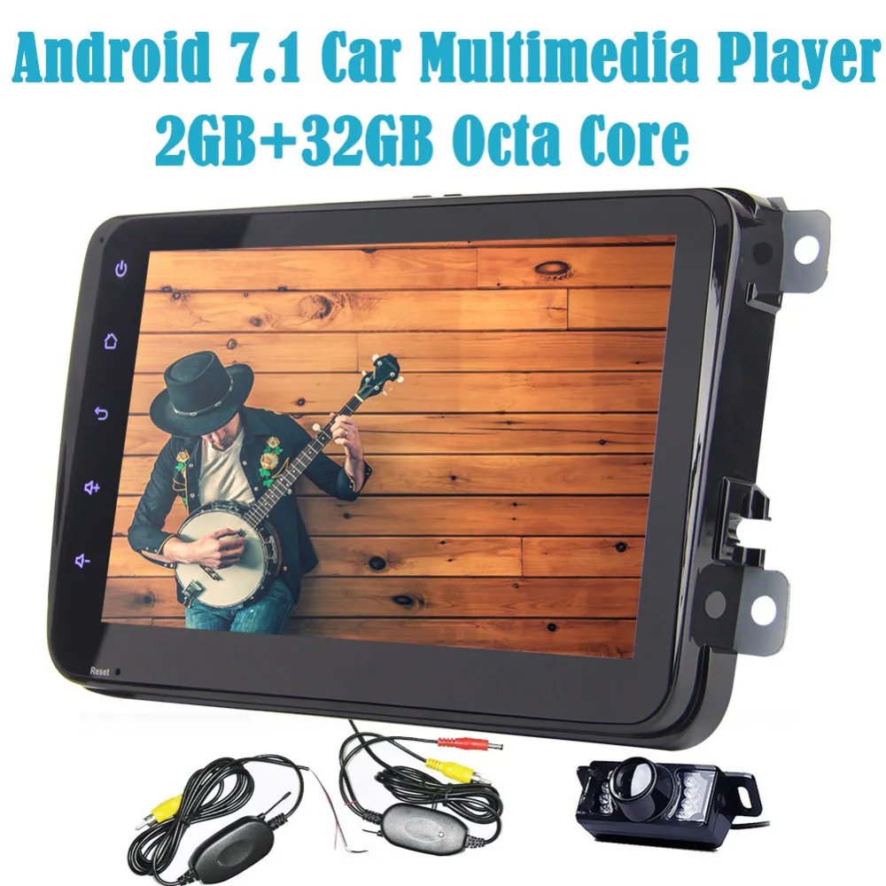 EinCar Android 7 1 Octa Core 8 Car Stereo Radio GPS CANBUS Screen Mirroring Function OBD2