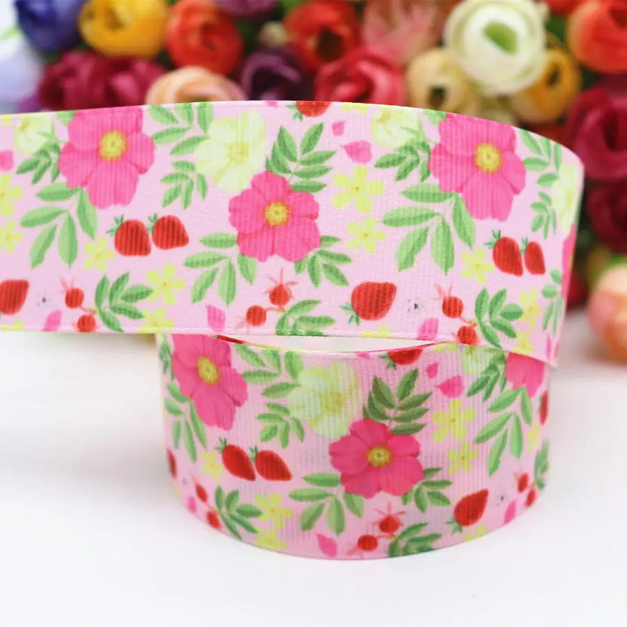 10 Yards Printed Grosgrain Ribbon 1.5" 38MM For Hair Bows DIY Crafts Handmade Accessories M19052501