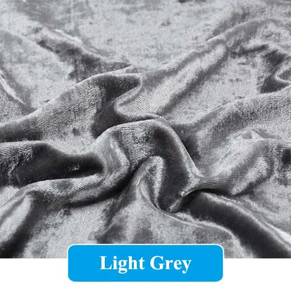 light gery Meetee, 50x160 см, плотная бархатная ткань, ледяной бархат, занавеска, скатерть для фона, одежда, Свадебное Ремесло, декоративная, AP635 - Цвет: light gery