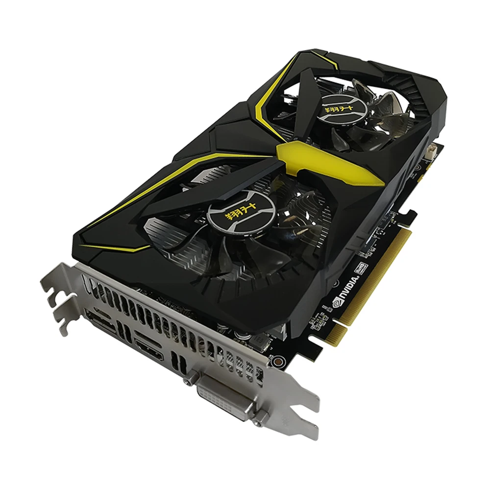 ASL видеокарта GeForce GTX1050 Warhawk 2 ГБ 128bit GDDR5 NVIDIA 7008 мГц 1354 1455 PCI Express 3 0 графика карта для
