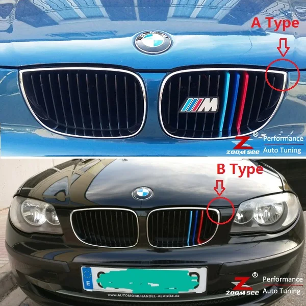 Для 2003 2011 BMW 1 серии E87 E81 E82 E88 116 118 120 130 135 M Спортивная передняя решетка декоративные