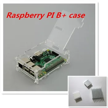

Pi case for Raspberry with 3 pcs pure aluminum heat sink raspberry pi b+ model b plus pi box tracking number