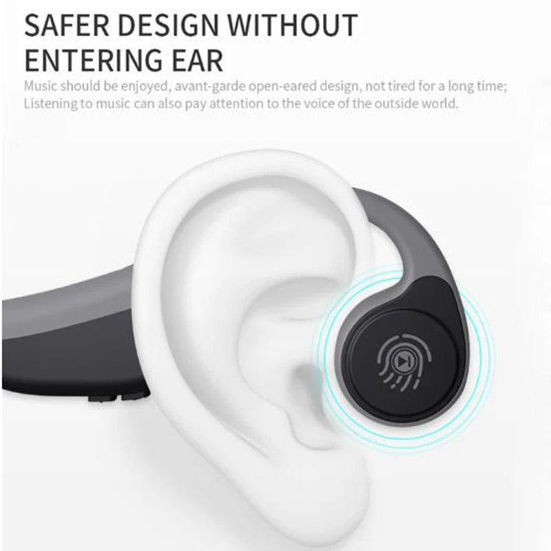 YITEK Беспроводные наушники с костной проводимостью Bluetooth 5 0 спортивные свободные