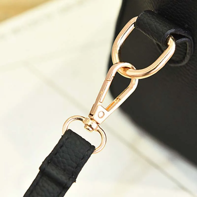 PU Leather Women Casual Handbag Female Holiday Messenger Bag Lady Exquisite Crossbody Mini Fashion Metal Ring Handle Bag SS7087 (2)