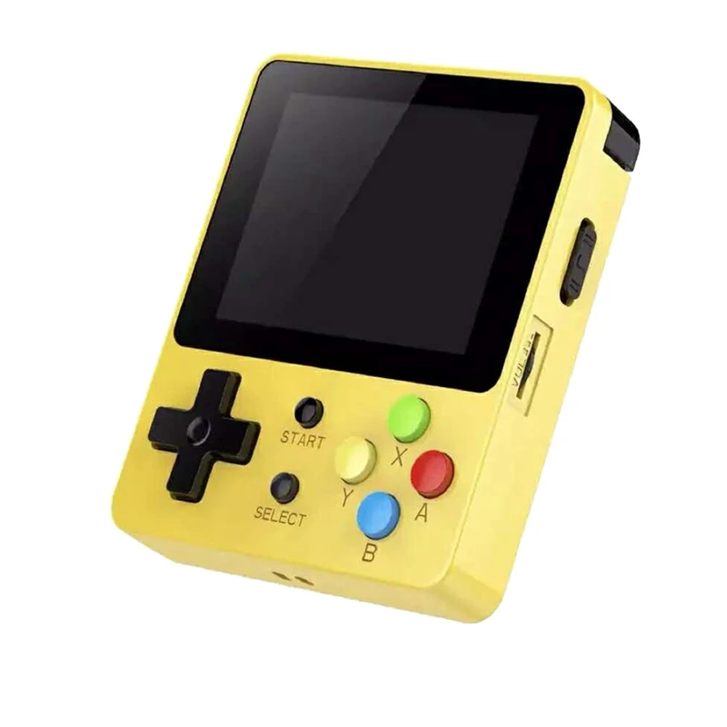 Portable Game Console 16G 2.6Inch Color Lcd For Ps1/Cps/Neogeo/Gba/Nes/Mdgbc/Gb/Atari Games Handheld Game Console Yellow