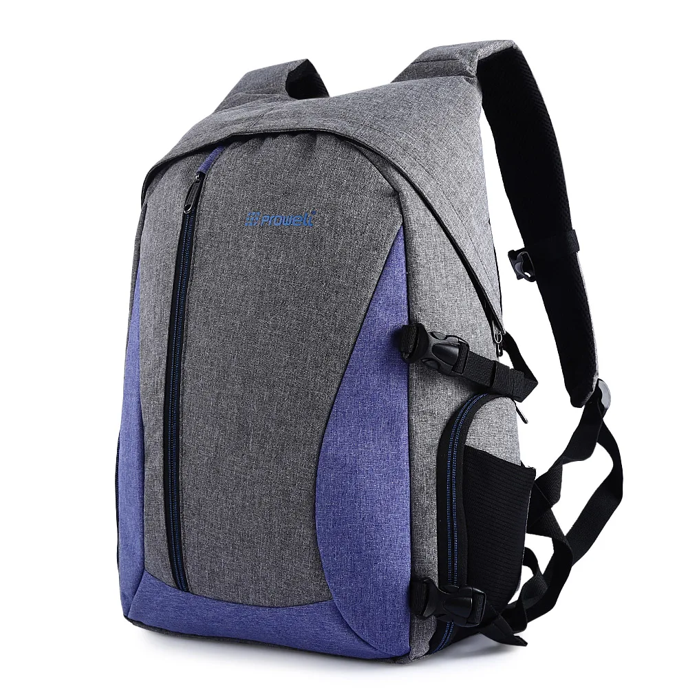 

PROWELL DC21439 Waterproof Digital DSLR Photo Padded Backpack Multi-functional Camera Bag for Outdoor Traveling 3 Colors