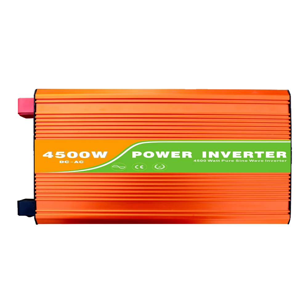 

Digital 48VDC (40-60V) 4500W Off Grid Inverter to 100-240VAC Ouput, Peak Power 9000W Pure Sine Wave Solar Inverter With 5V USB