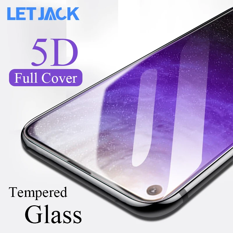 5D полное покрытие закаленное стекло для Samsung Galaxy A8S A9 Pro 2019 Защитная пленка экрана