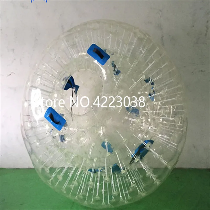 2.5m Transparent Thickened Inflatable Zorb Ball Inflatable Grass Wave Ball Snowball Water Rolling free a pump