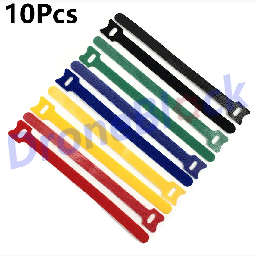 

10 Pcs /lot Battery Strap Magic Sticker Battery Ribbon Fastener Cable Tie Wrap Reusable Nylon Strap