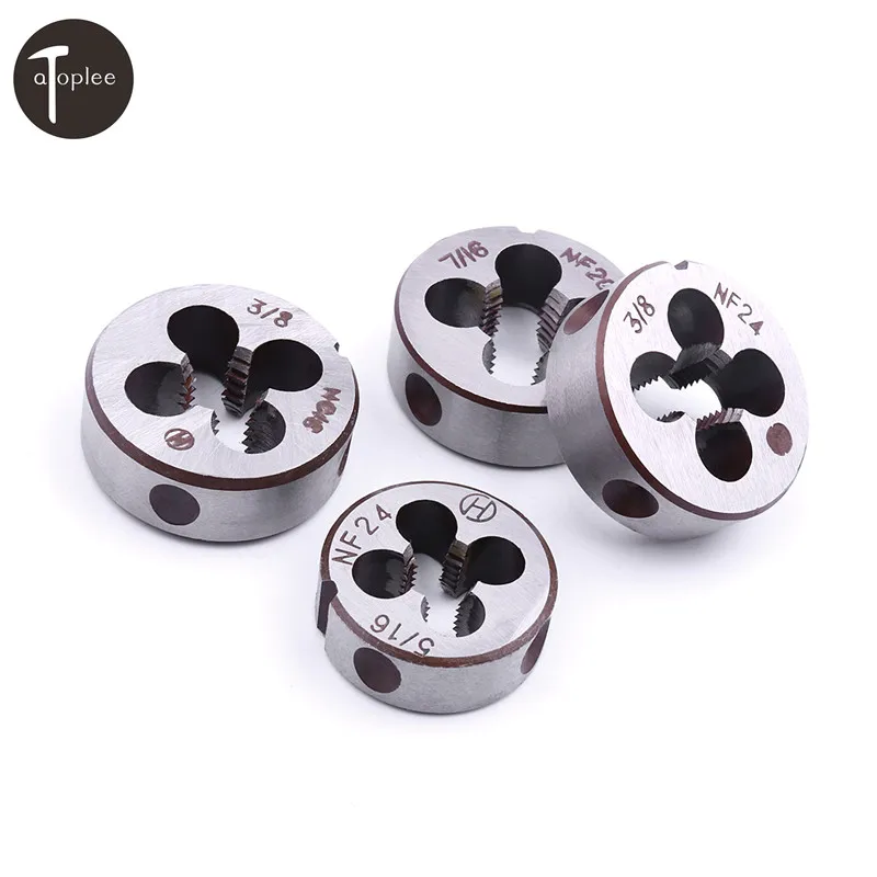 1PCS 5/16 24 3/8 24 7/16 20 3/8 16 Right handed Threading Dies For DIY