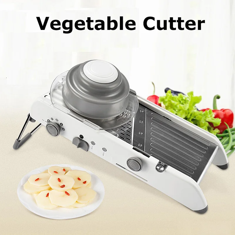 

Slicer Manual Vegetable Cutter Professional Grater With Adjustable 304 Stainless Steel Blades Vegetable Kitchen Tools