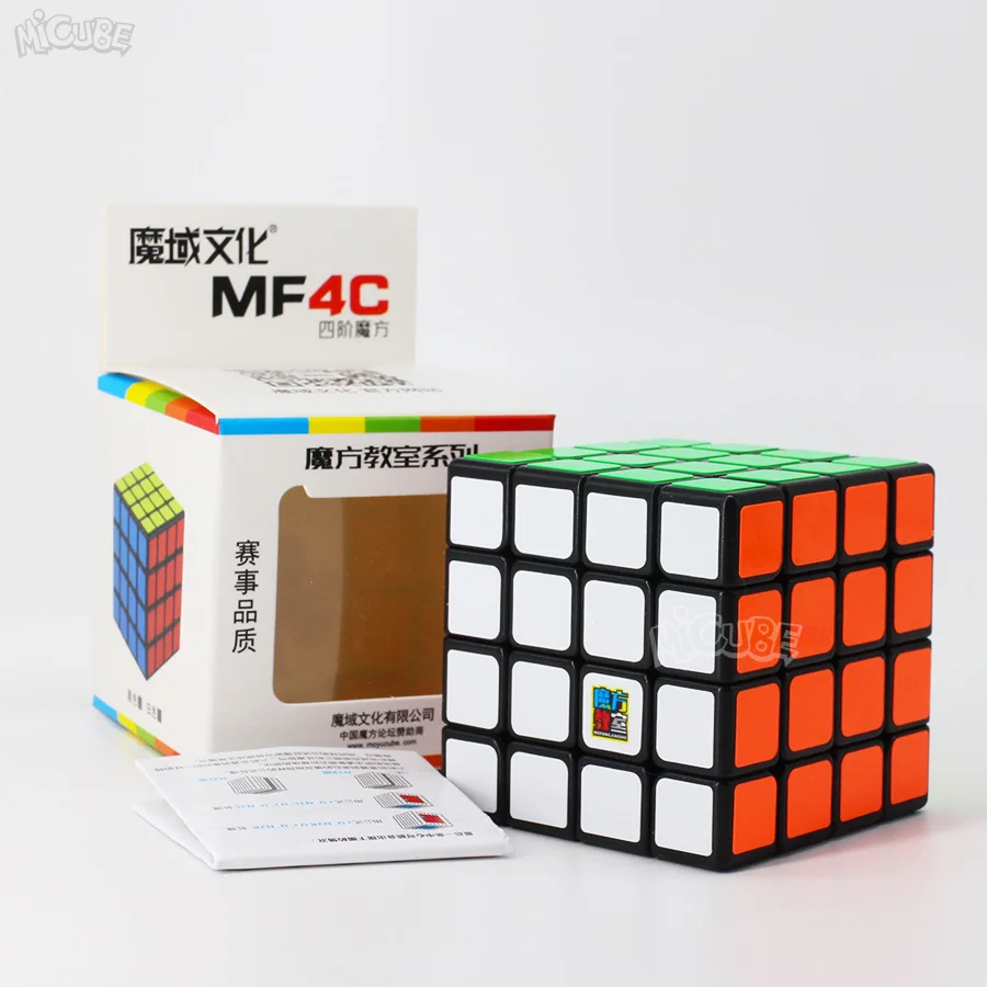 MofangJiaoshi MF4C 4x4 волшебный куб скоростная головоломка 62 мм Cubo Magico 2x2 MF2C MF3 3x3 игрушки для детей без струйки 4x4x4 - Цвет: MF4C-Black