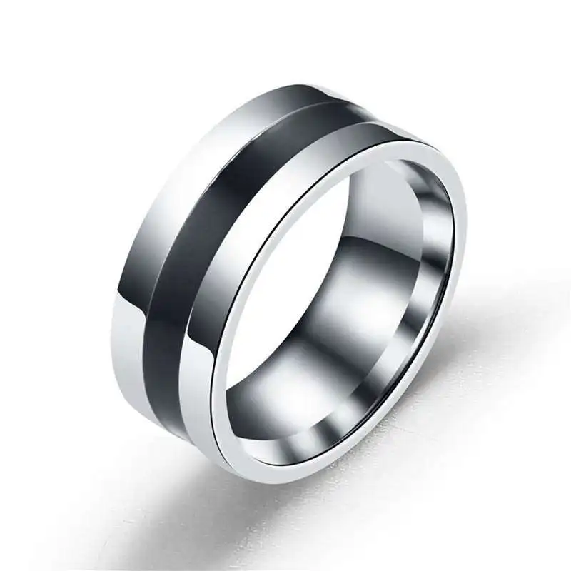 2025 Fashion Style Hochwertiger Ring aus Titan-Edelstahl für Männer und Frauen, cooler Retro-Ring aus Silber_voghion.com