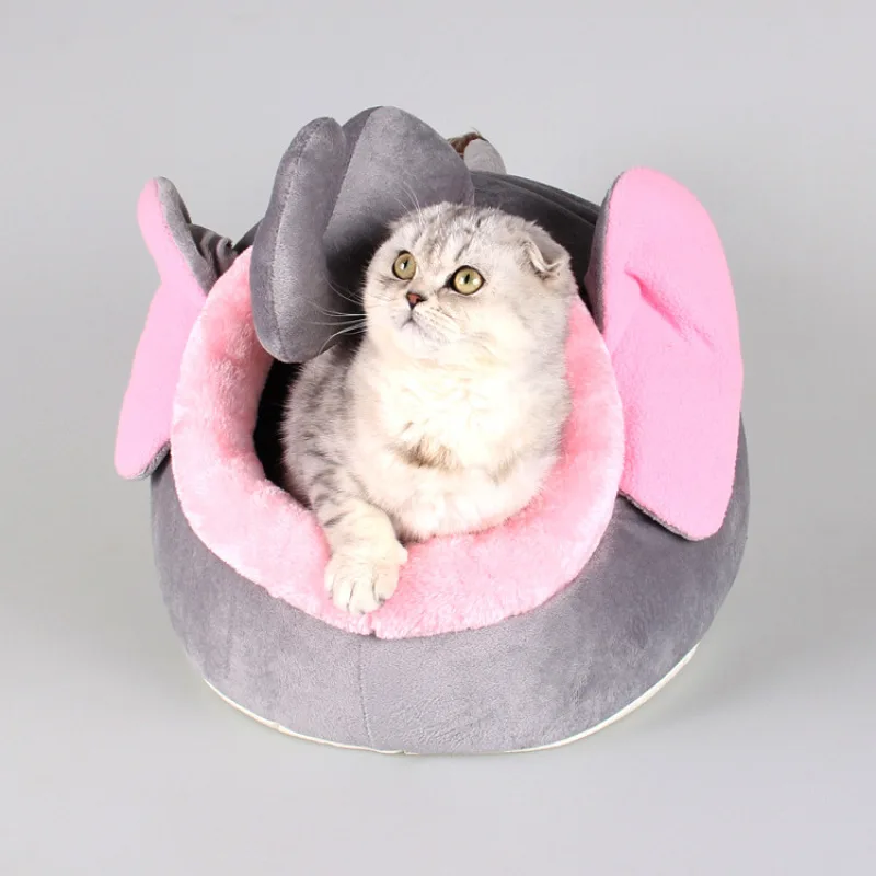 

Pet dog bed house cat bed kennel cat nest elephant shape pet supplies