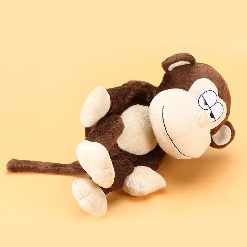 Electronic Monkey Robot Monkey Plush Animal Toy Sound Control Laughing Talking Interactive Toys For Children Birthday Gifts