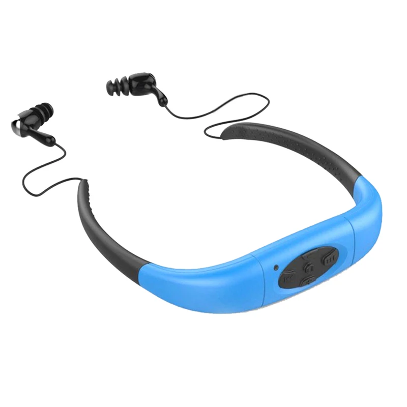 

Waterproof Sports Stereo MP3 Player Support FM Radio Underwater MP3 Music Player 8GB With Earphone For Swimming Surfing Bathing