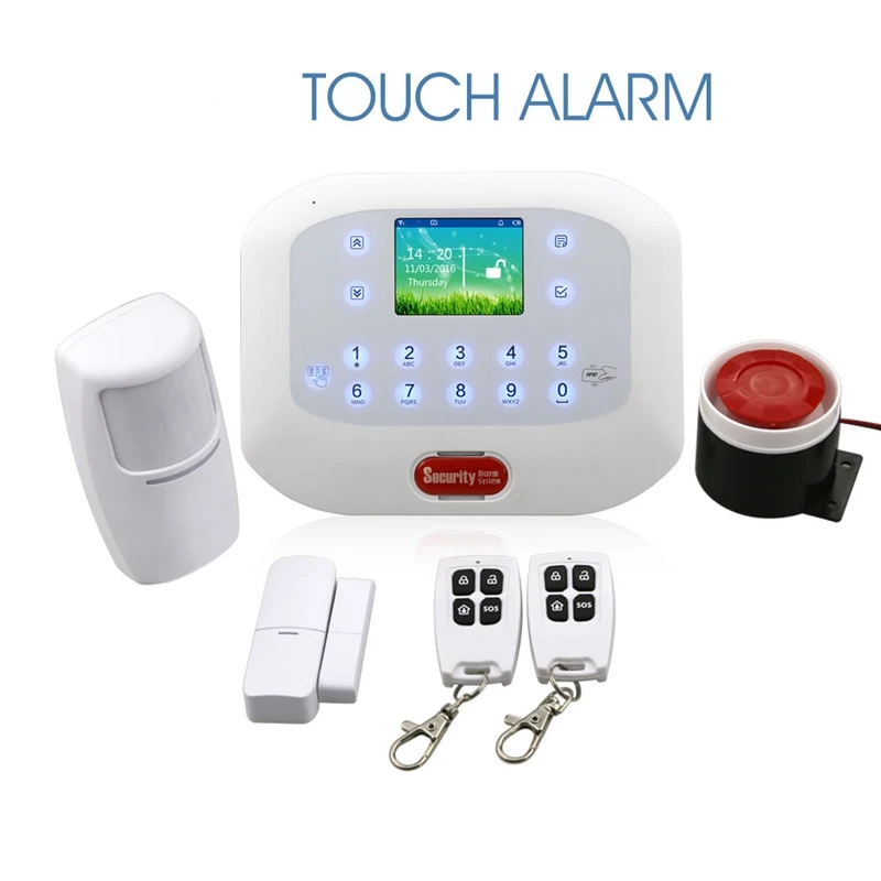 GSM RFID Disalarm Security Products Home Alarm System Wireless Home Burglar App Home Alarm 4